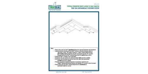 Details 1302 - Typical Perimeter sheet Layout  (2 Half Sheet)