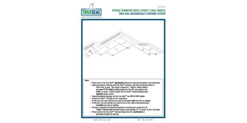 Details 1301 - Typical Perimeter Sheet Layout (1 Half Sheet)